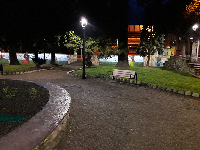 Il·luminació del Parc de l'Estació