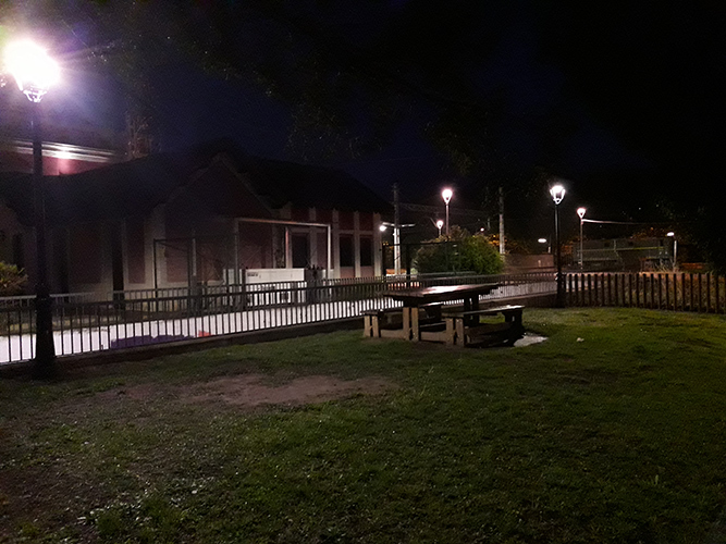 Il·luminació del Parc de l'Estació